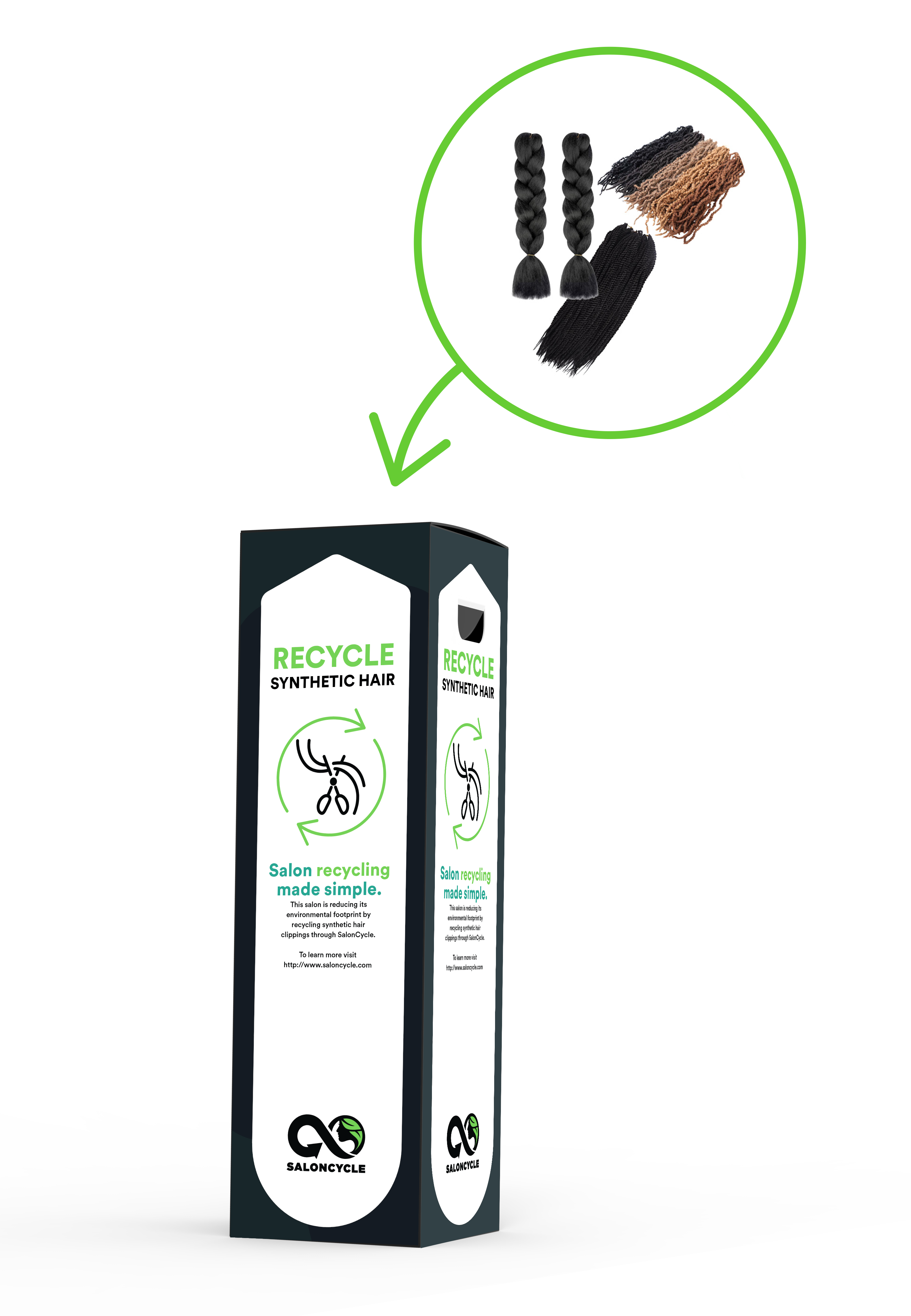 Synthetic Hair SalonCycle Recycling Box